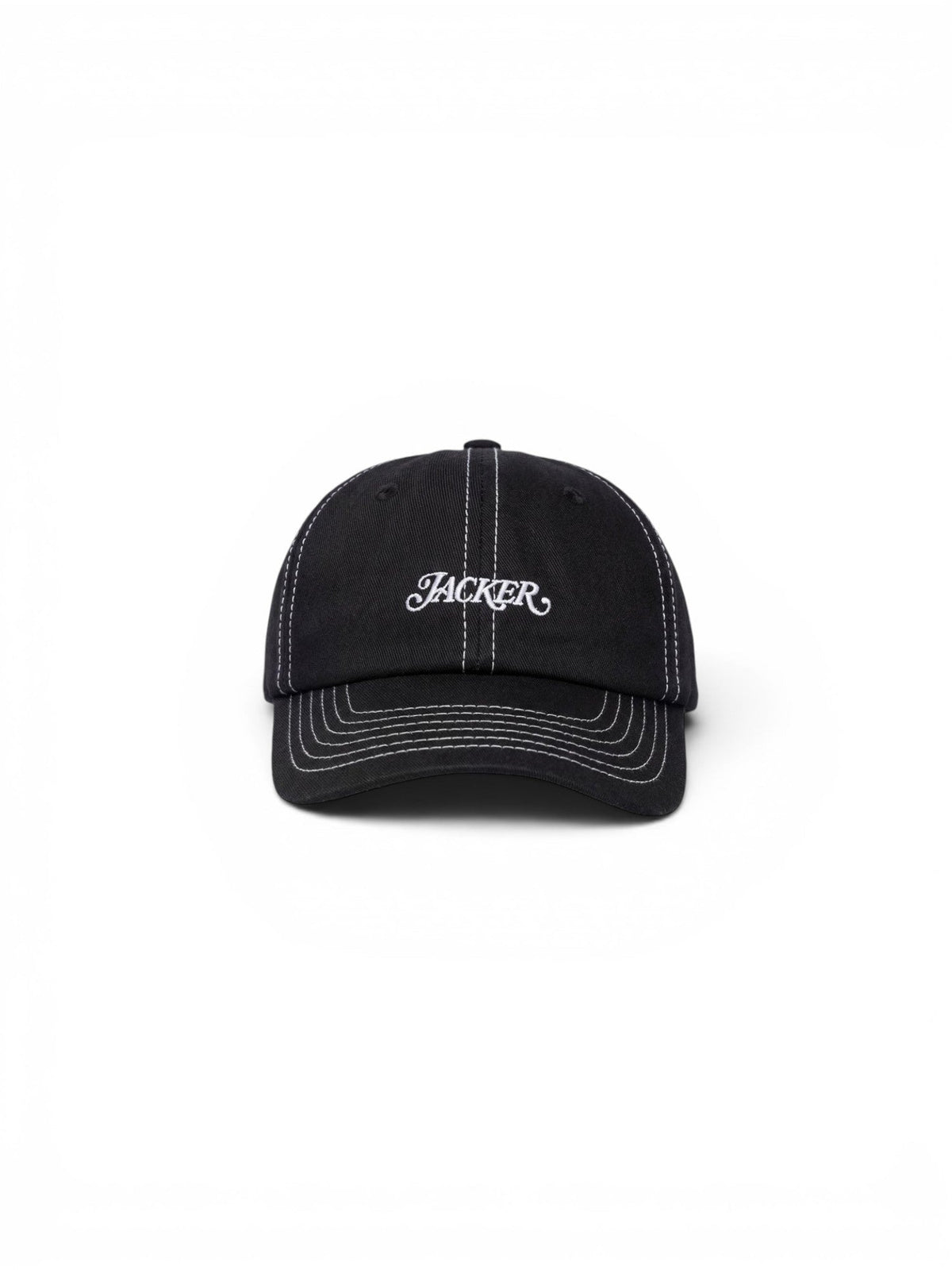 Casquettes Jacker Classic Cap Black, vue de face