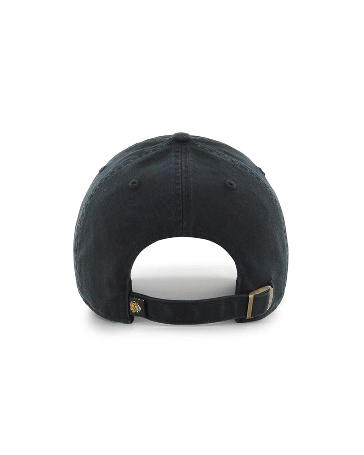 Casquettes 47 brand Chicago Blackhawks 47 Clean Up Black, vue arrière  détail sangle de réglage