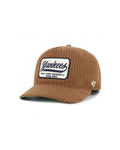 Casquettes 47 brand Cord Patch 47 Hitch Rf Neyyan Brown, vue de ¾ face