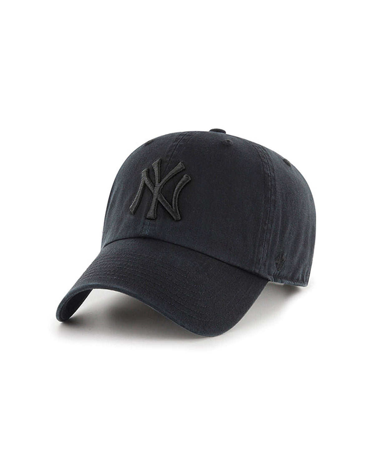 Casquettes 47 brand Mlb 47 Cleanup Neyyan Black, vue de ¾ face