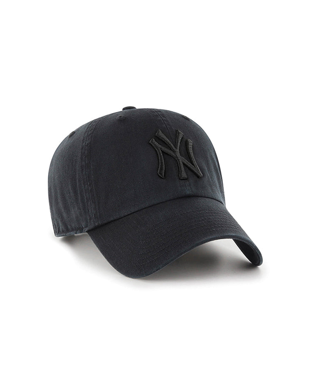 Casquettes 47 brand Mlb 47 Cleanup Neyyan Black, vue de ¾ face