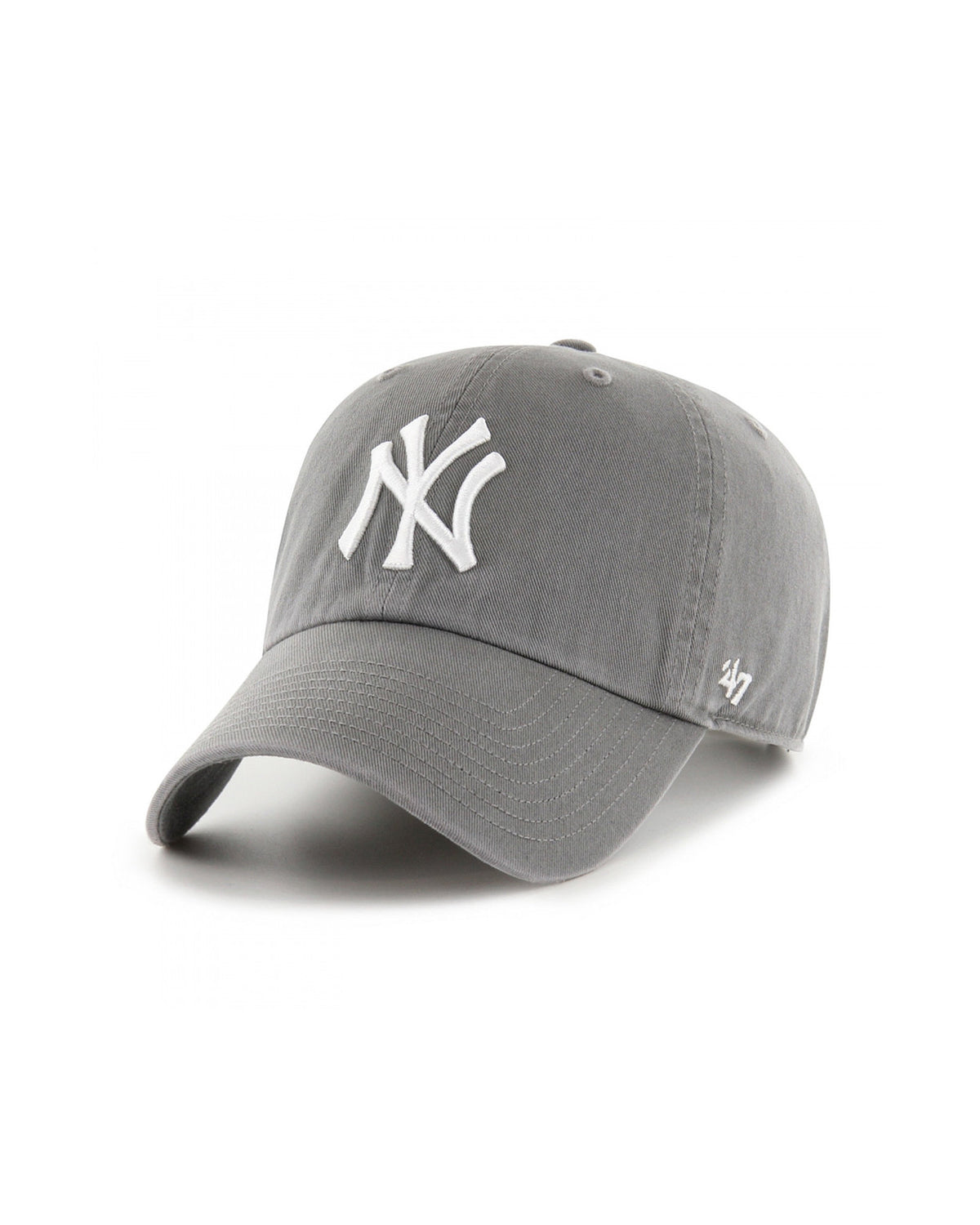 Casquettes 47 brand Neyyan 47 Clean Up Wno Loop Label Dk Grey, vue de ¾ face