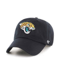 Casquettes 47 brand Nfl 47 Cleanup Jacjag Black, vue de ¾ face