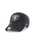 Casquettes 47 brand Nfl 47 Cleanup Lasrai Black, vue de ¾ face