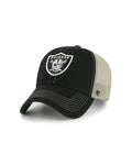 Casquettes 47 brand Trawler 47 Cleanup Lasrai Black, vue de ¾ face