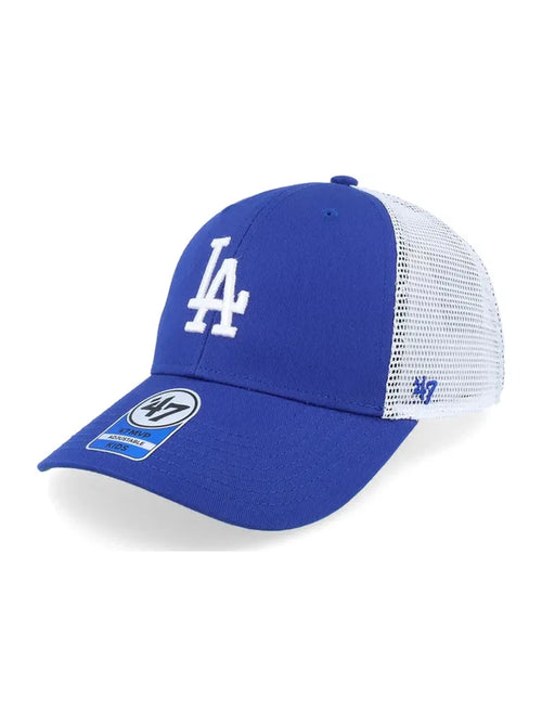 Casquettes 47 brand Mlb Los Angeles Dodgers Branson 47 Mvp Kids Royal, vue avant 3/4 gauche