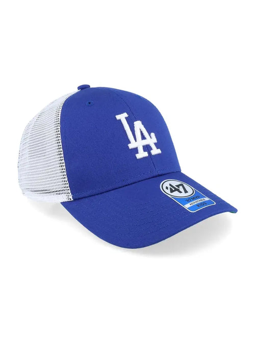 Casquettes 47 brand Mlb Los Angeles Dodgers Branson 47 Mvp Kids Royal, vue avant 3/4 droite