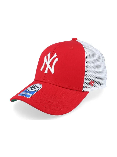 Casquettes 47 brand Mlb New York Yankees Branson 47 Mvp Kids Red, vue avant 3/4 gauche