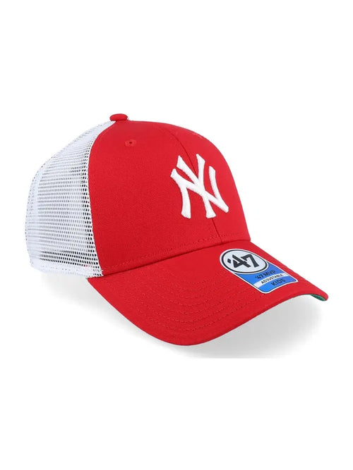 Casquettes 47 brand Mlb New York Yankees Branson 47 Mvp Kids Red, vue avant 3/4 droite