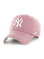 47 brand Mlb New York Yankees Contrast Stitch 47 Clean Up Mauve - Casquettes