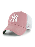 Casquettes 47 brand Mlb New York Yankees Trawler 47 Clean Up Mauve, vue avant