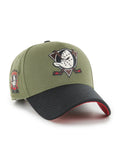 Casquettes 47 brand Nhl Anaheim Ducks Sure Shot Tt Cotton 47 Mvp Dt Sandalwood, vue avant