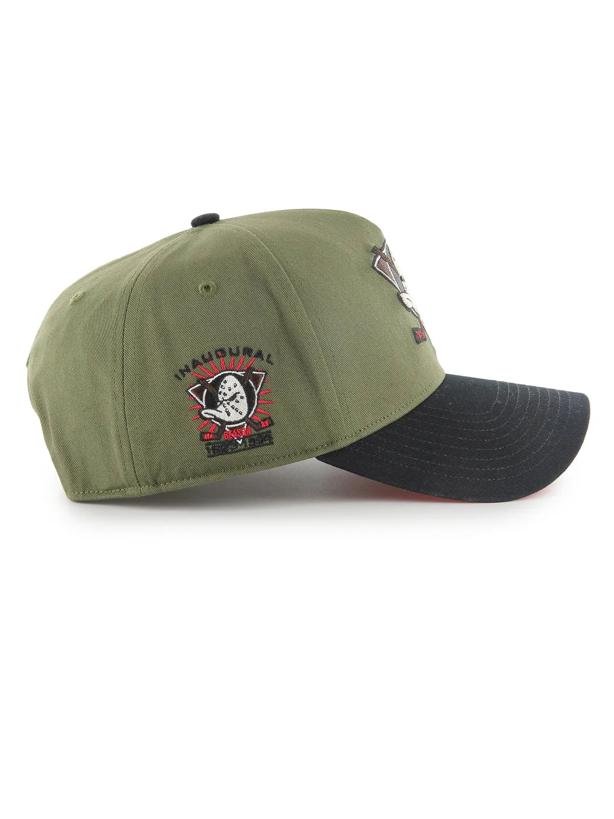 Casquettes 47 brand Nhl Anaheim Ducks Sure Shot Tt Cotton 47 Mvp Dt Sandalwood, vue de coté