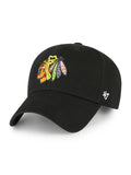 Casquettes 47 brand Nhl Chicago Blackhawks Legend 47 Mvp Black, vue avant