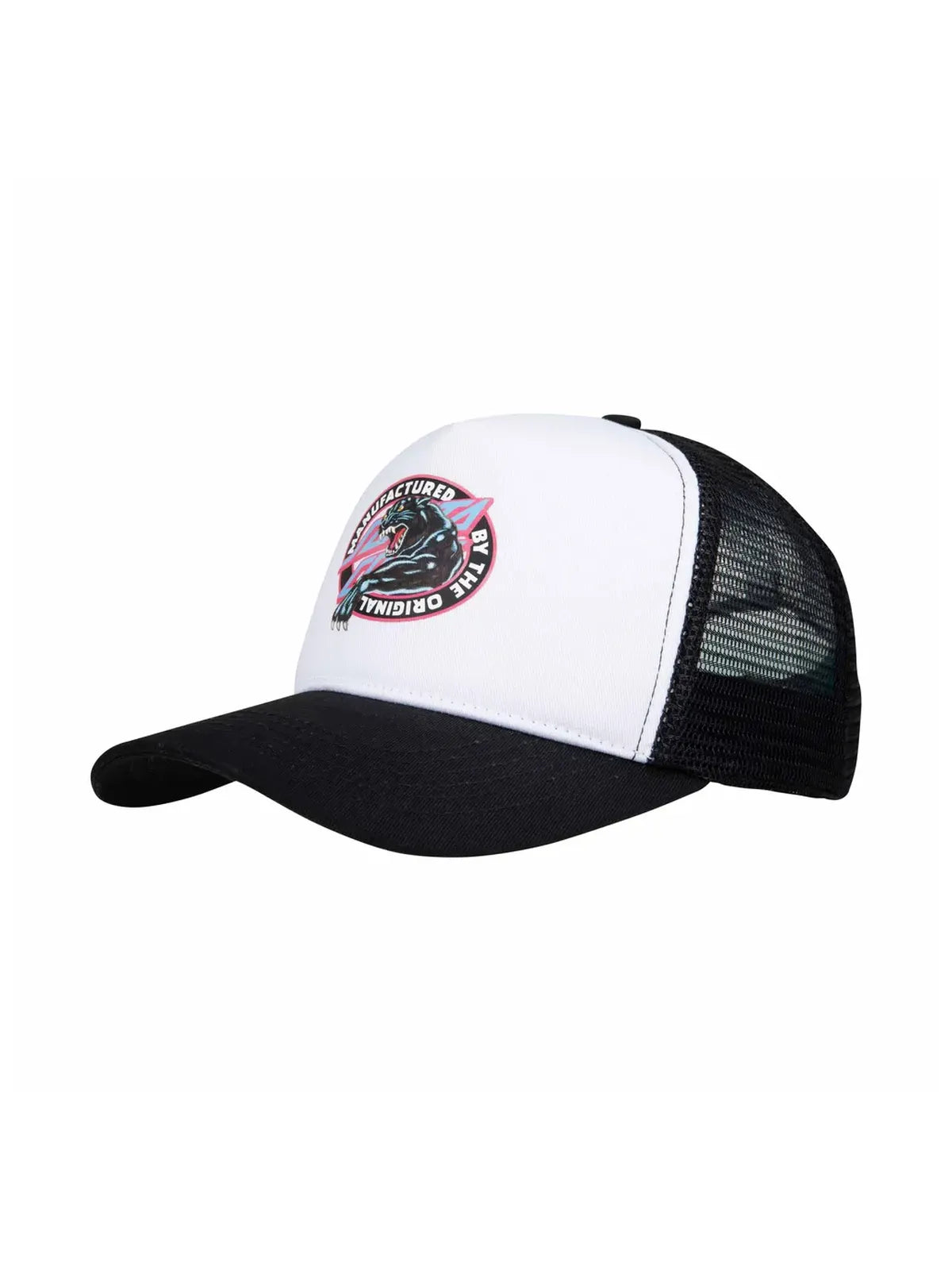 Casquettes Santa cruz Natas Sketch Panther Meshback Black/White, vue de face