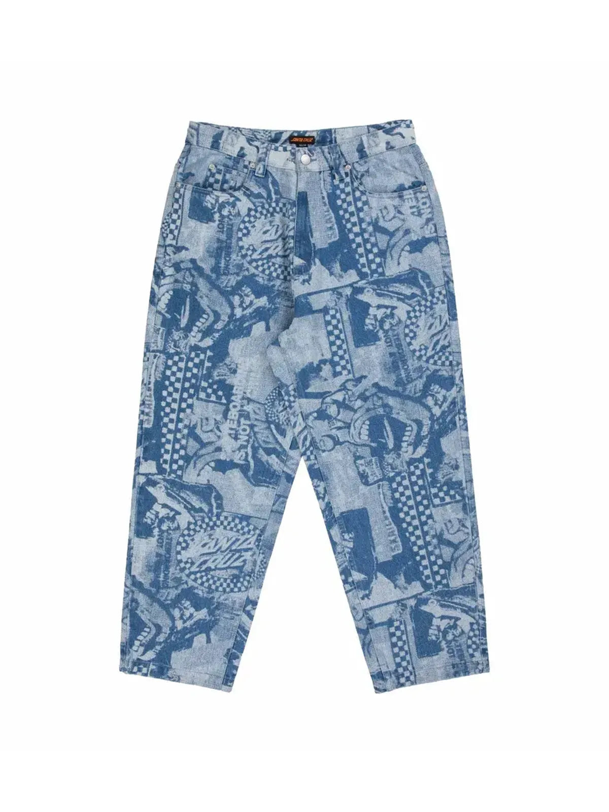 Pantalons Santa cruz Big Pants Stonewash Collage, vue de face