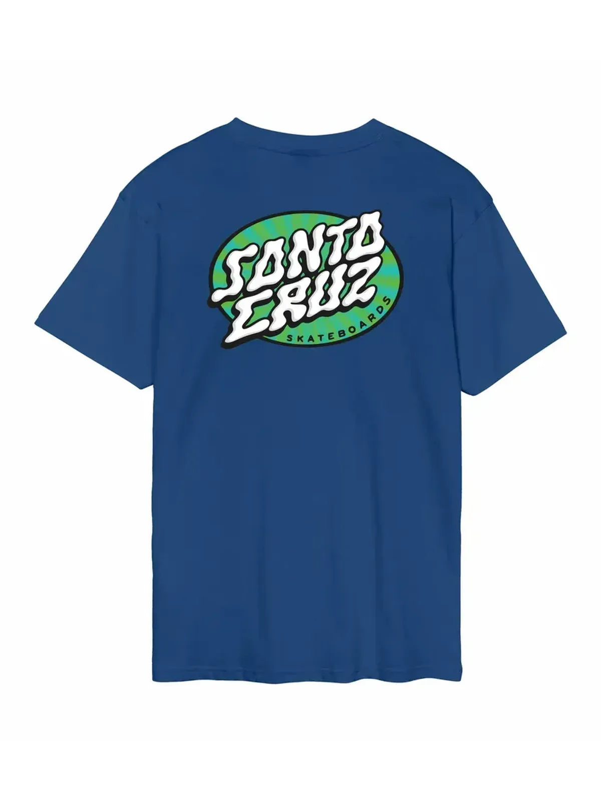 Teeshirts Santa cruz Vertigo Dot T-Shirt Rich Navy, vue de dos