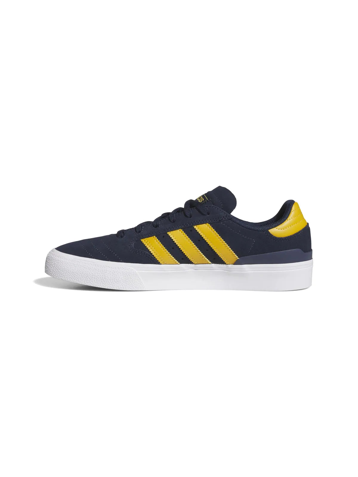 Chaussures de skateboard Adidas-Busenitz Vulc Ii-Collegiate Navy, vue latérale gauche