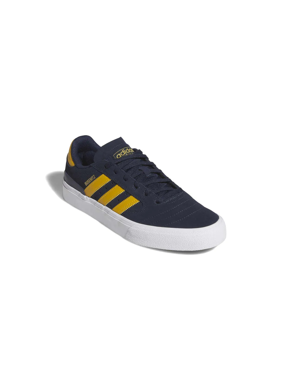 Chaussures de skateboard Adidas-Busenitz Vulc Ii-Collegiate Navy, vue de profil avant ¾