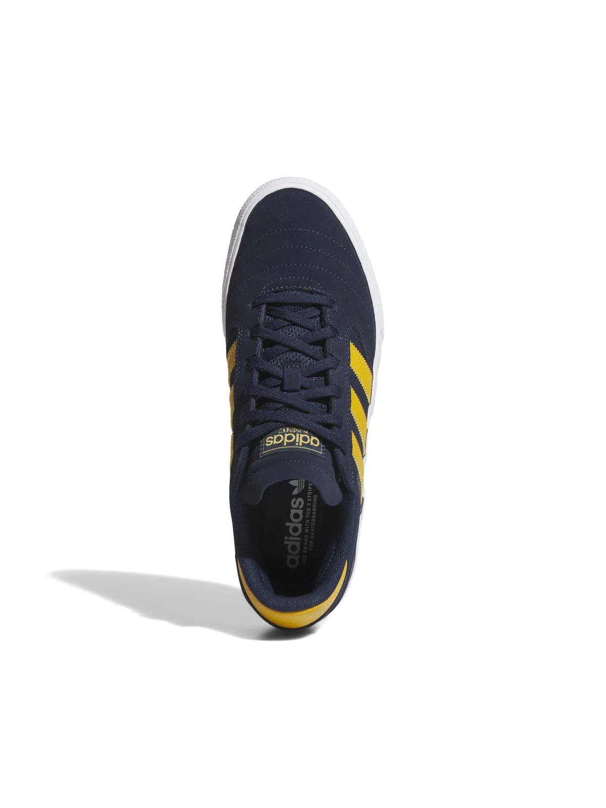 Chaussures de skateboard Adidas-Busenitz Vulc Ii-Collegiate Navy, vue du dessus détail chaussure