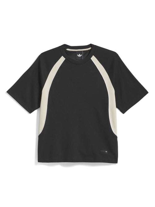 Teeshirts Adidas Fs+ Jersey Black/Khathr, vue de face