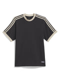 Teeshirts Adidas Fsbs Ringer Tee Black Khaki Three, vue a plat de face