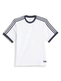 Teeshirts Adidas Fsbs Ringer Tee White Aurora Ink, vue a plat de face