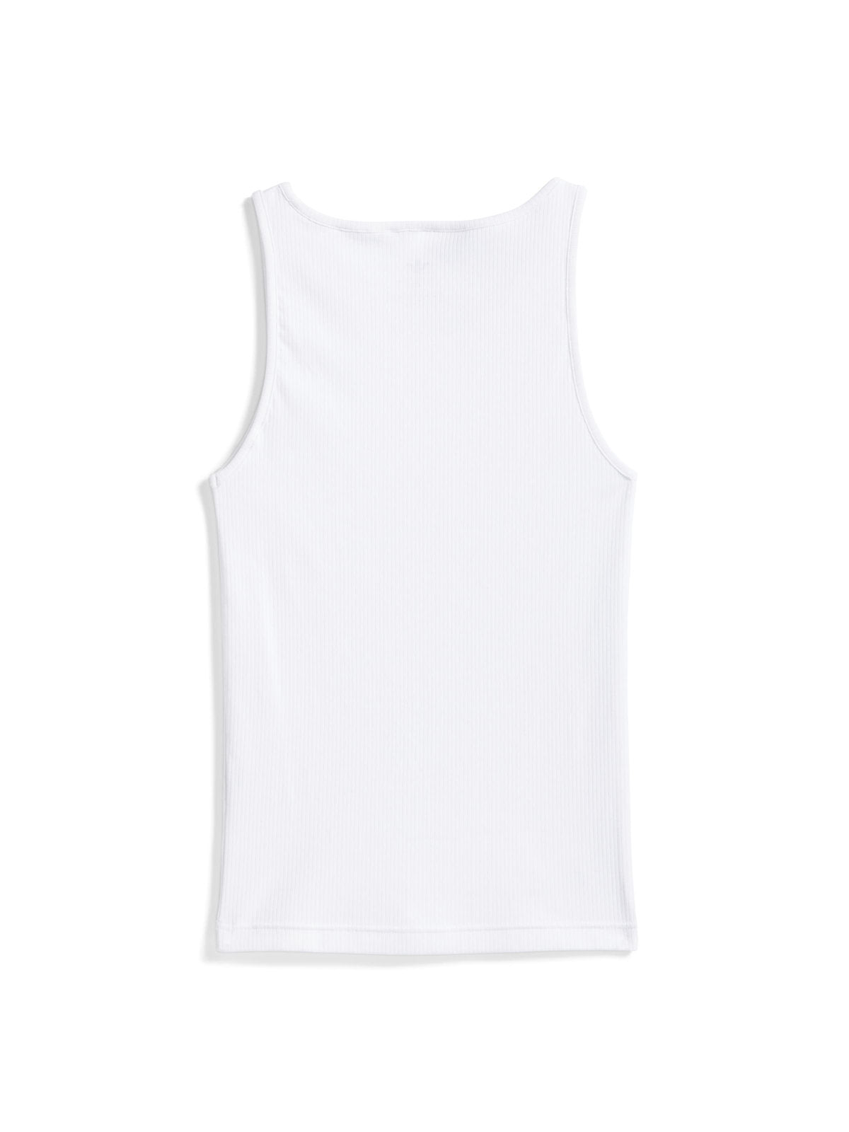 Débardeurs Adidas Fsbs Tank White/White/Black, vue a plat de dos
