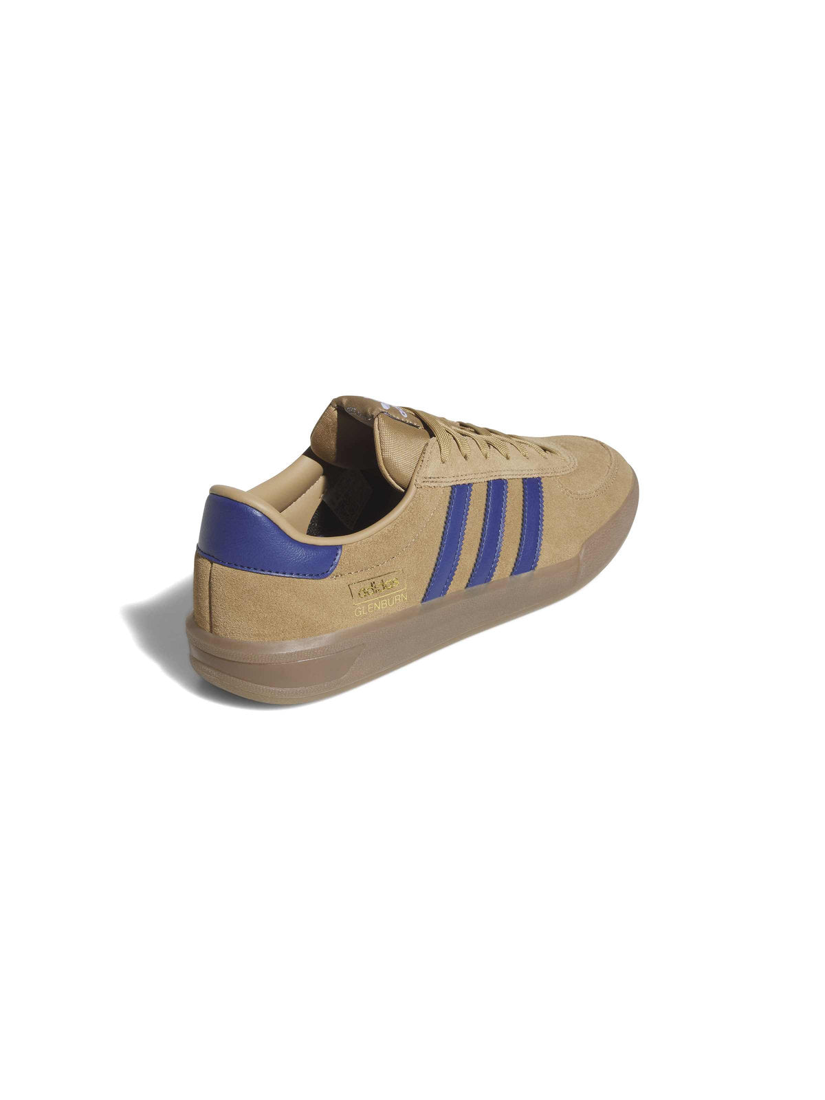 Chaussures de skateboard Adidas Glenburn Cardbo/Mutprp/Gum5, vue de ¾ face arrière