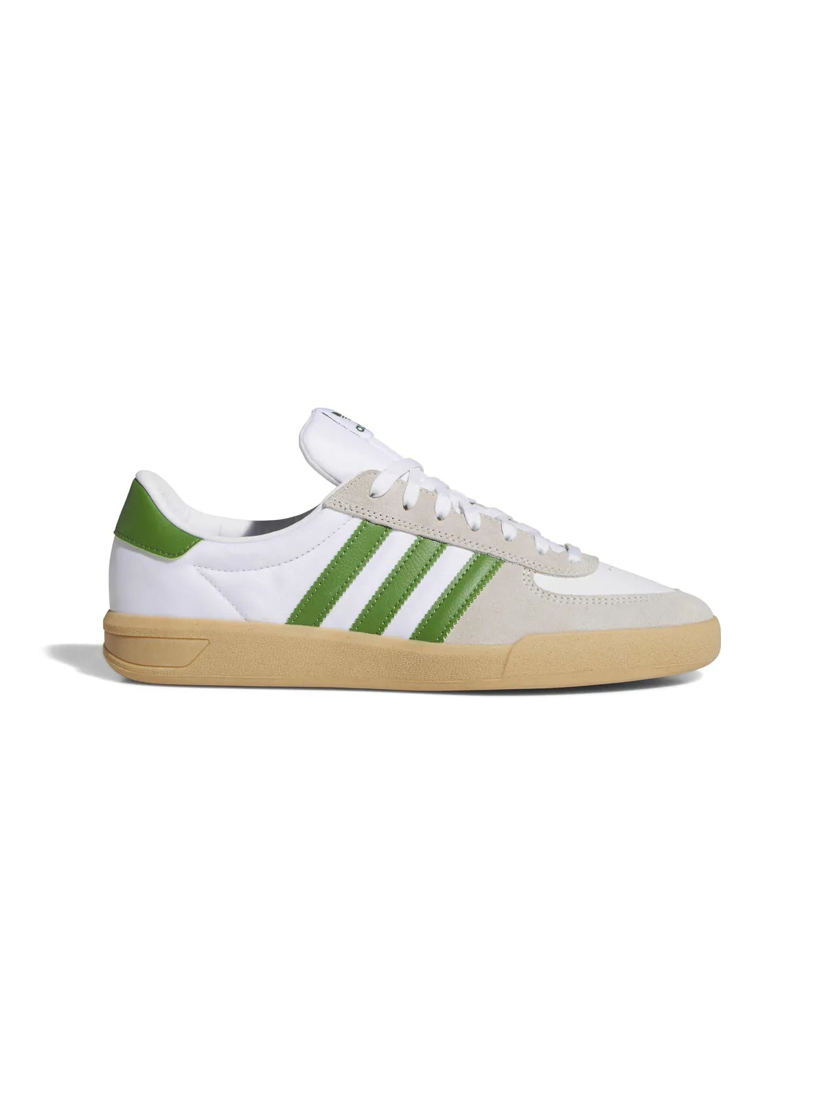Chaussures de skateboard Adidas-Glenburn-Ftwr White, vue latérale droite
