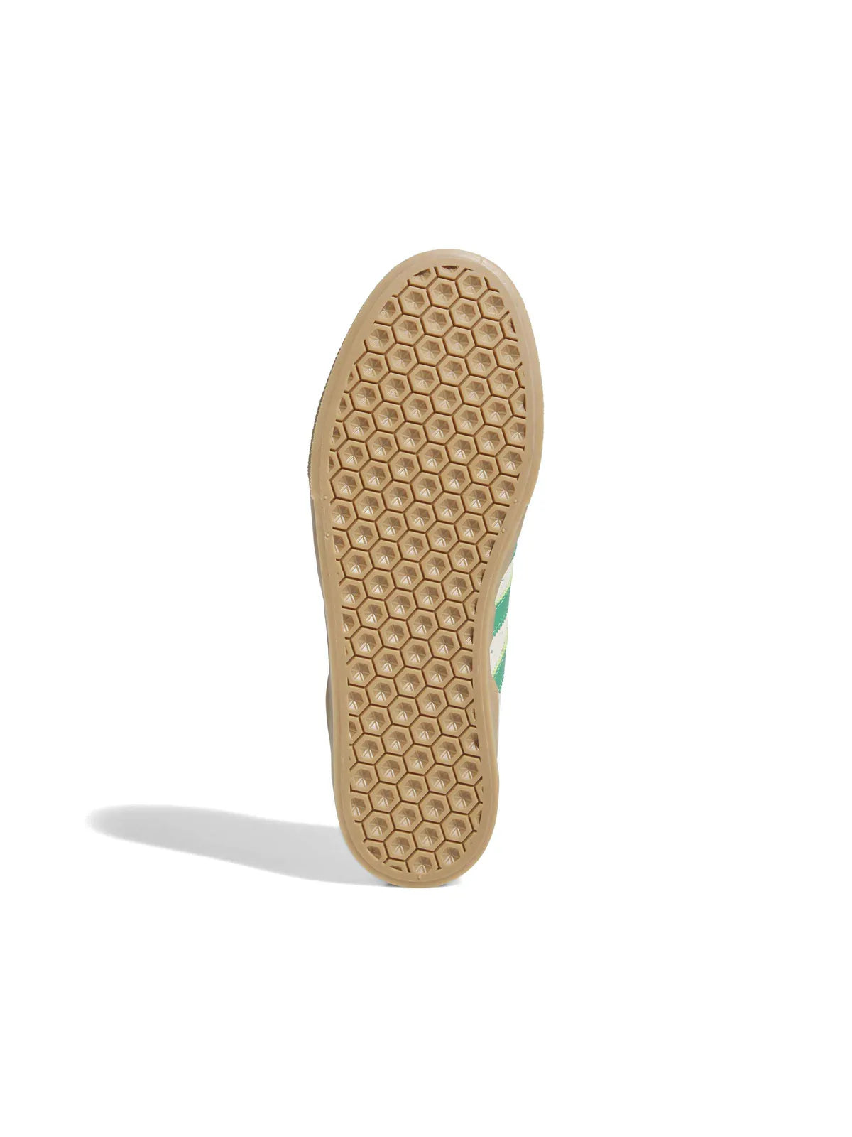 Chaussures de skateboard Adidas-Glenburn-Ftwr White, vue du dessous détail semelle