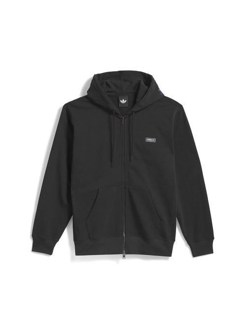 Sweatshirts Adidas Gonz Graph Hdy Black, vue de face a plat