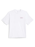 Teeshirts Adidas Gonz Mod Tee White, vue de face a plat