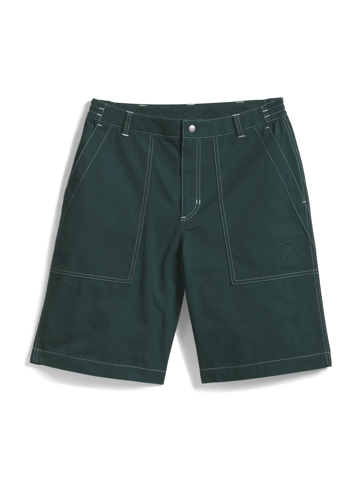 Shorts Adidas-Gonz Short-Aurora Ivy, vue de face à plat