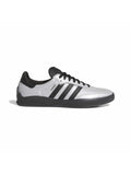 Chaussures de skateboard Adidas-Puig Samba-Silver Met., vue latérale droite