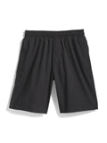 Shorts Adidas-Skate Short-Black, vue de face à plat