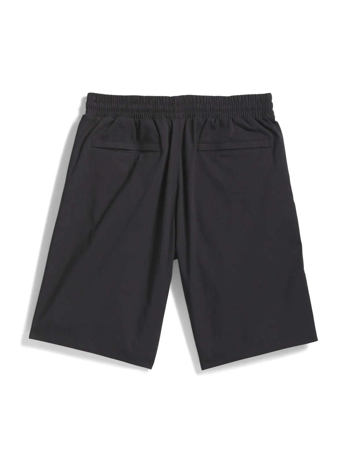 Shorts Adidas-Skate Short-Black, vue de l’arrière à plat