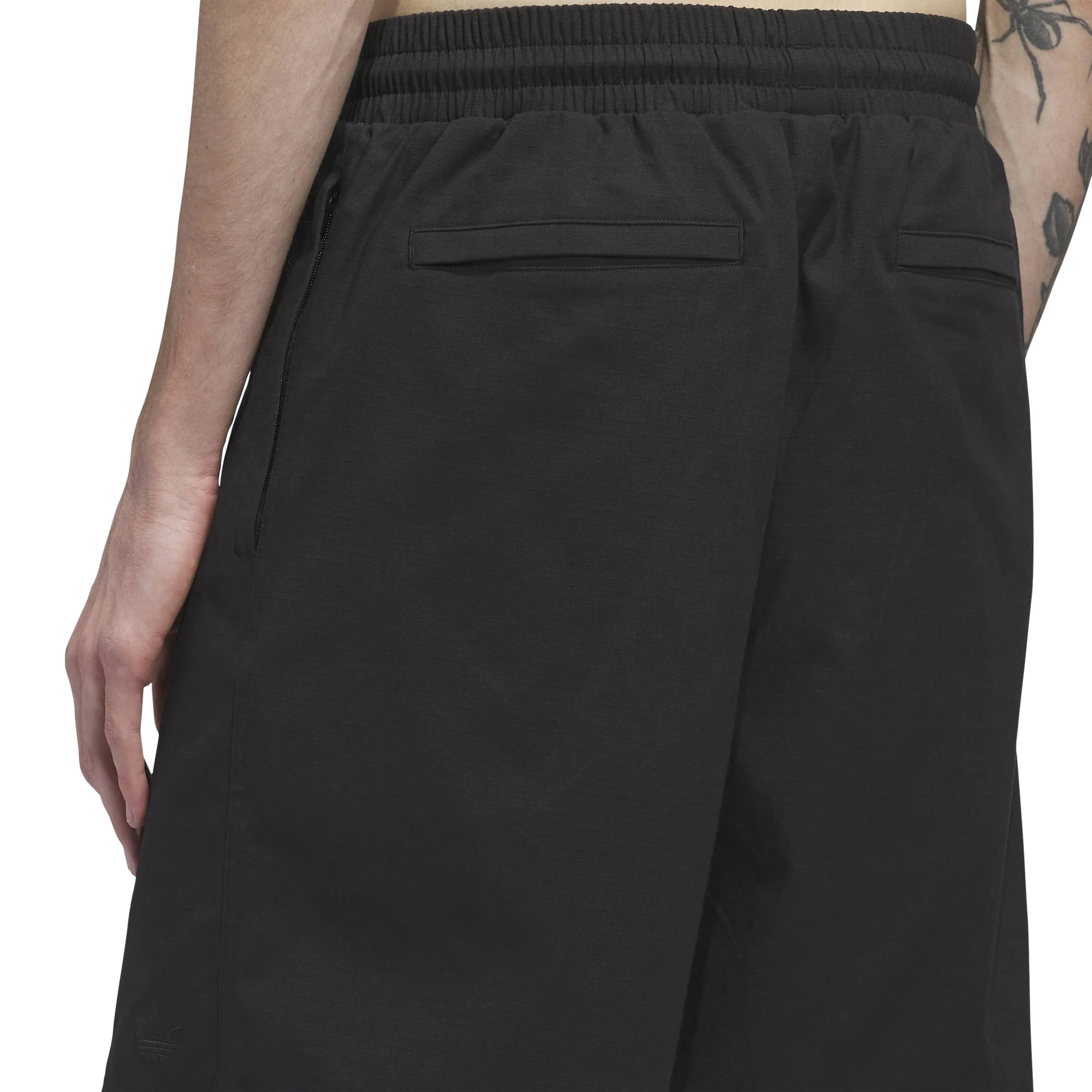 Shorts Adidas-Skate Short-Black, vue détail arrière short