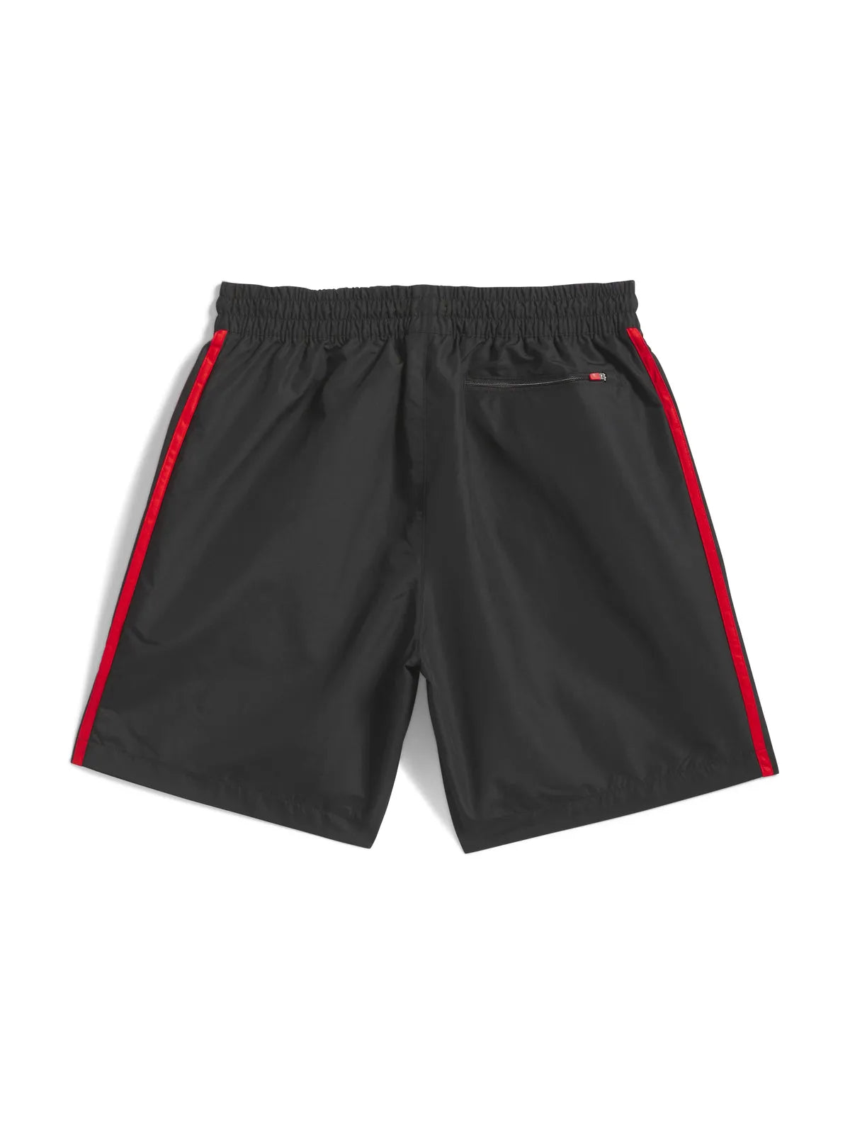 Shorts Adidas-Skt Wtr Short-Black, vue de l’arrière à plat