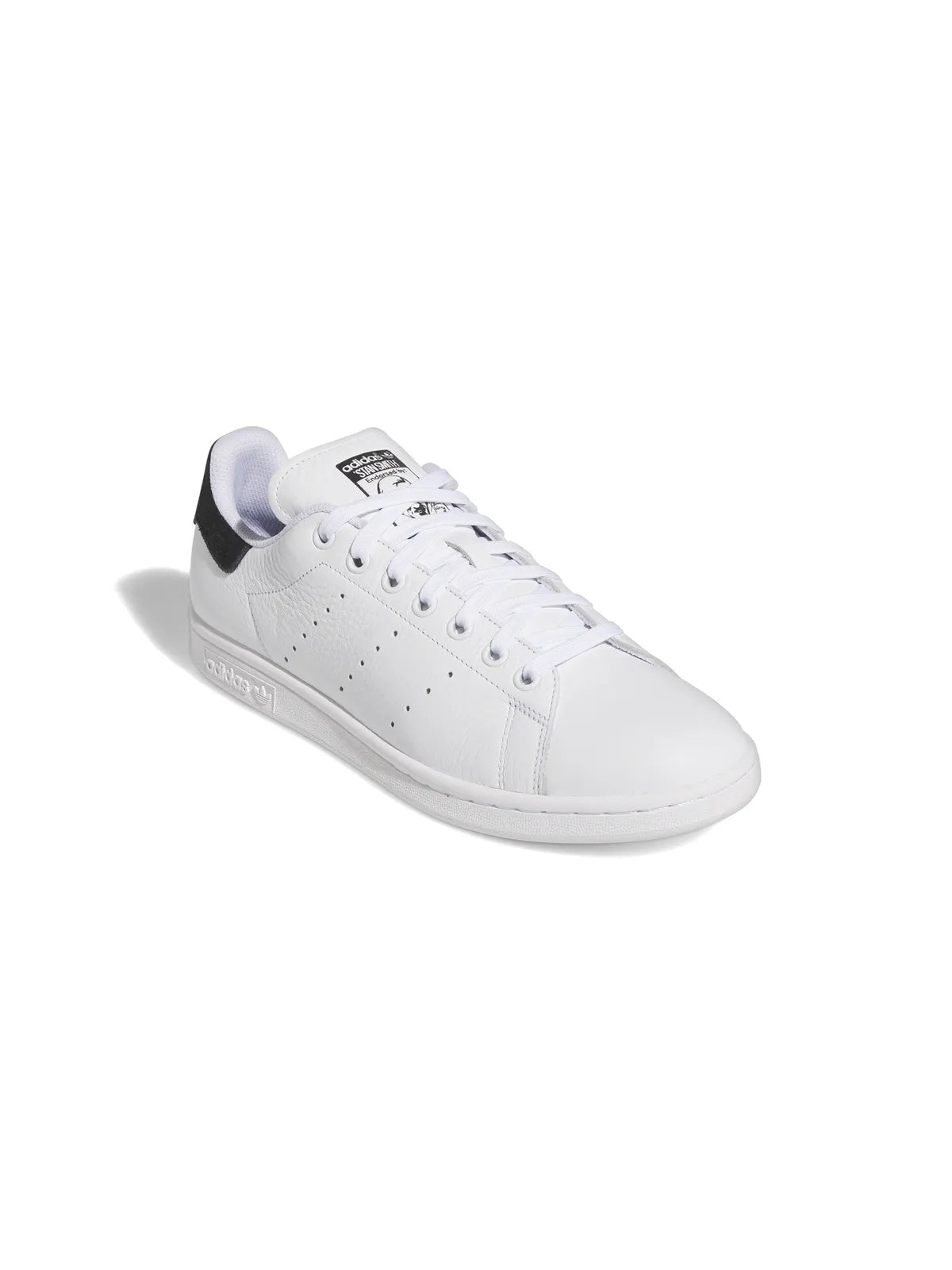 Sneakers Adidas-Stan Smith Adv-Ftwr White, vue de profil avant ¾