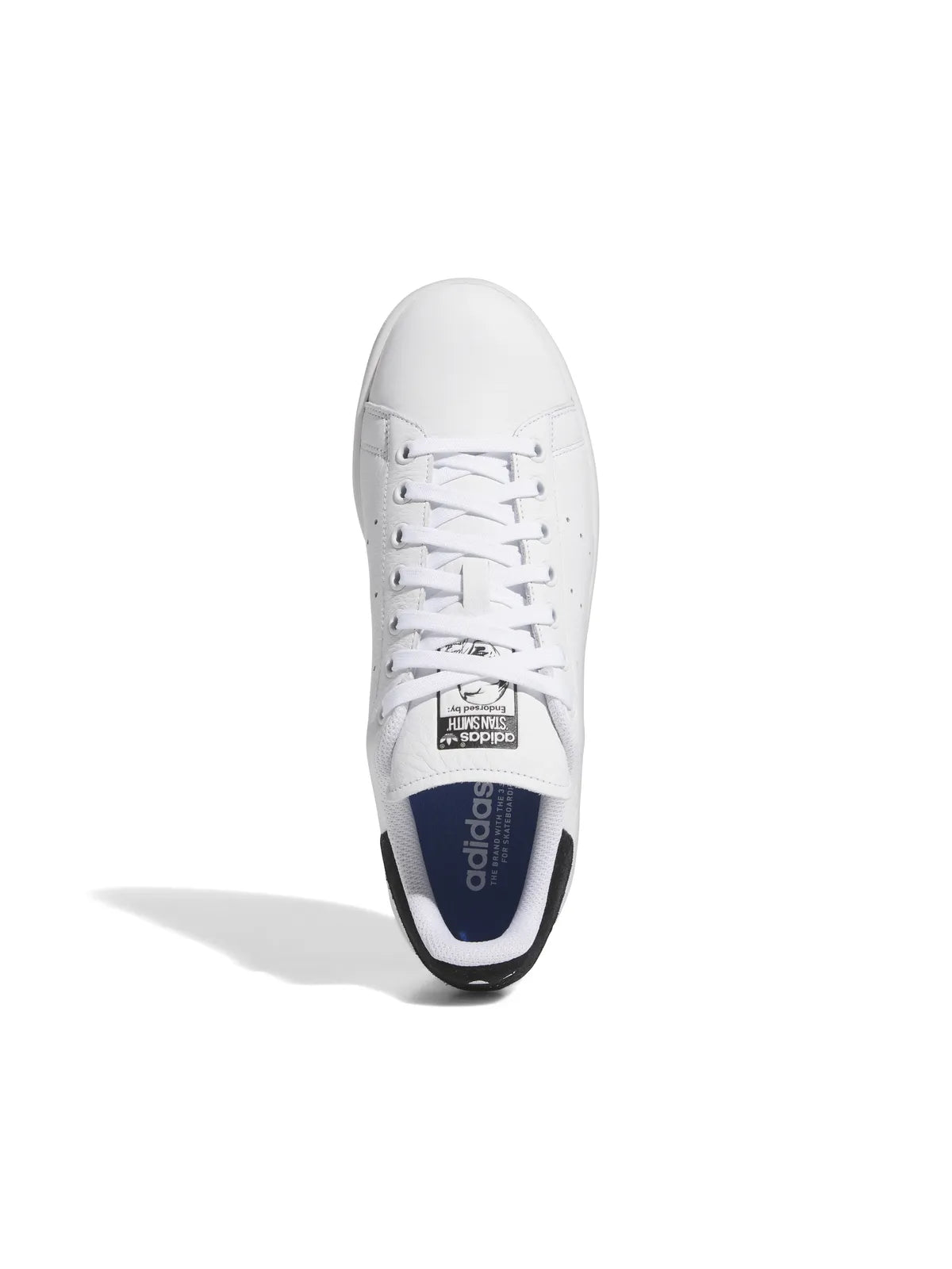 Sneakers Adidas-Stan Smith Adv-Ftwr White, vue détail chaussure
