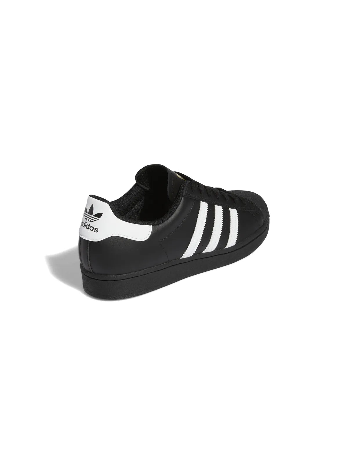 Sneakers Adidas-Superstar Adv-Core Black, vue de profil arrière ¾