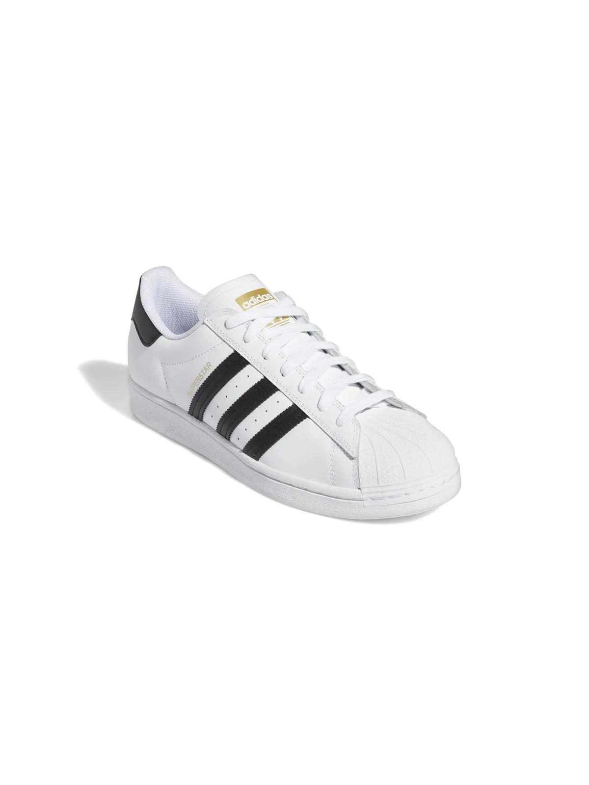 Sneakers Adidas-Superstar Adv-Ftwr White, vue de profil avant ¾