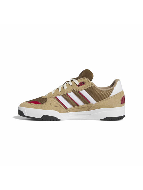 Chaussures de skateboard Adidas Tekkira Cup Cardbo/Ftwwht/Tmvire, vue du profil gauche