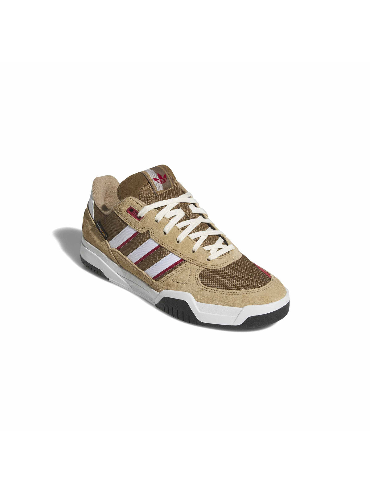 Chaussures de skateboard Adidas Tekkira Cup Cardbo/Ftwwht/Tmvire, vue de ¾ face