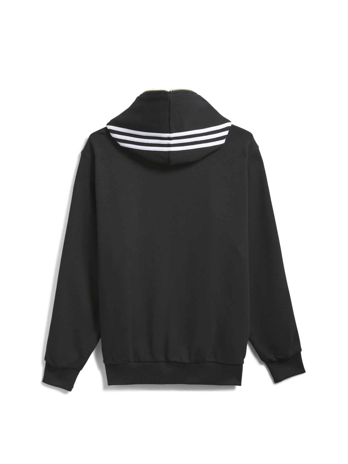 Vestes Adidas Tysh Trck Jckt Black/White, vue de dos a plat