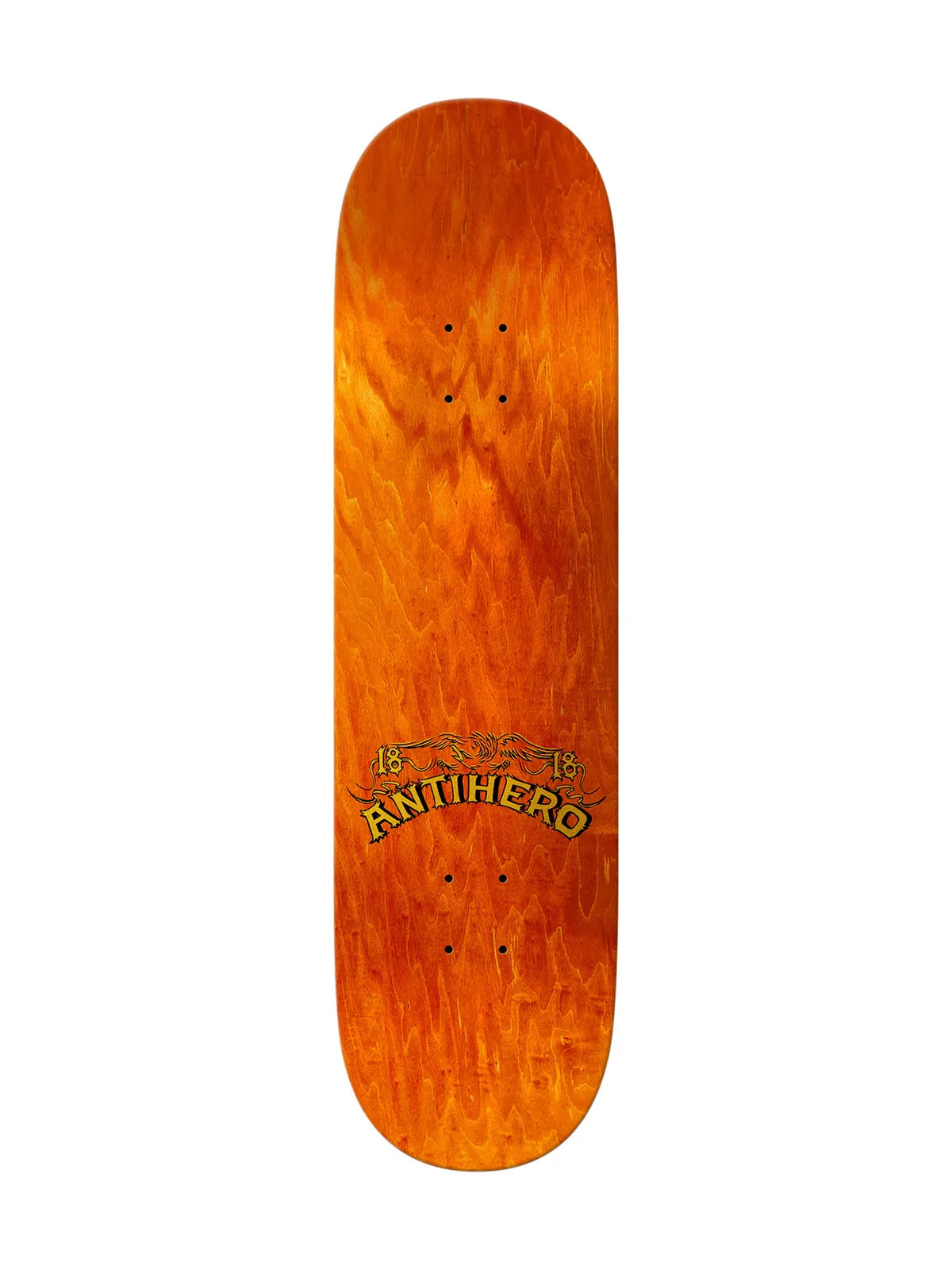 Planches de skate   Antihero Deck Customs Kanfouch Black 8.25 X 31.5 - 14, vue de dessus