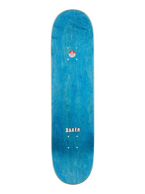 Planches de skate   Baker Deck Brand Logo Rz Grn Foil B2 8.0 X 32, vue de dessus