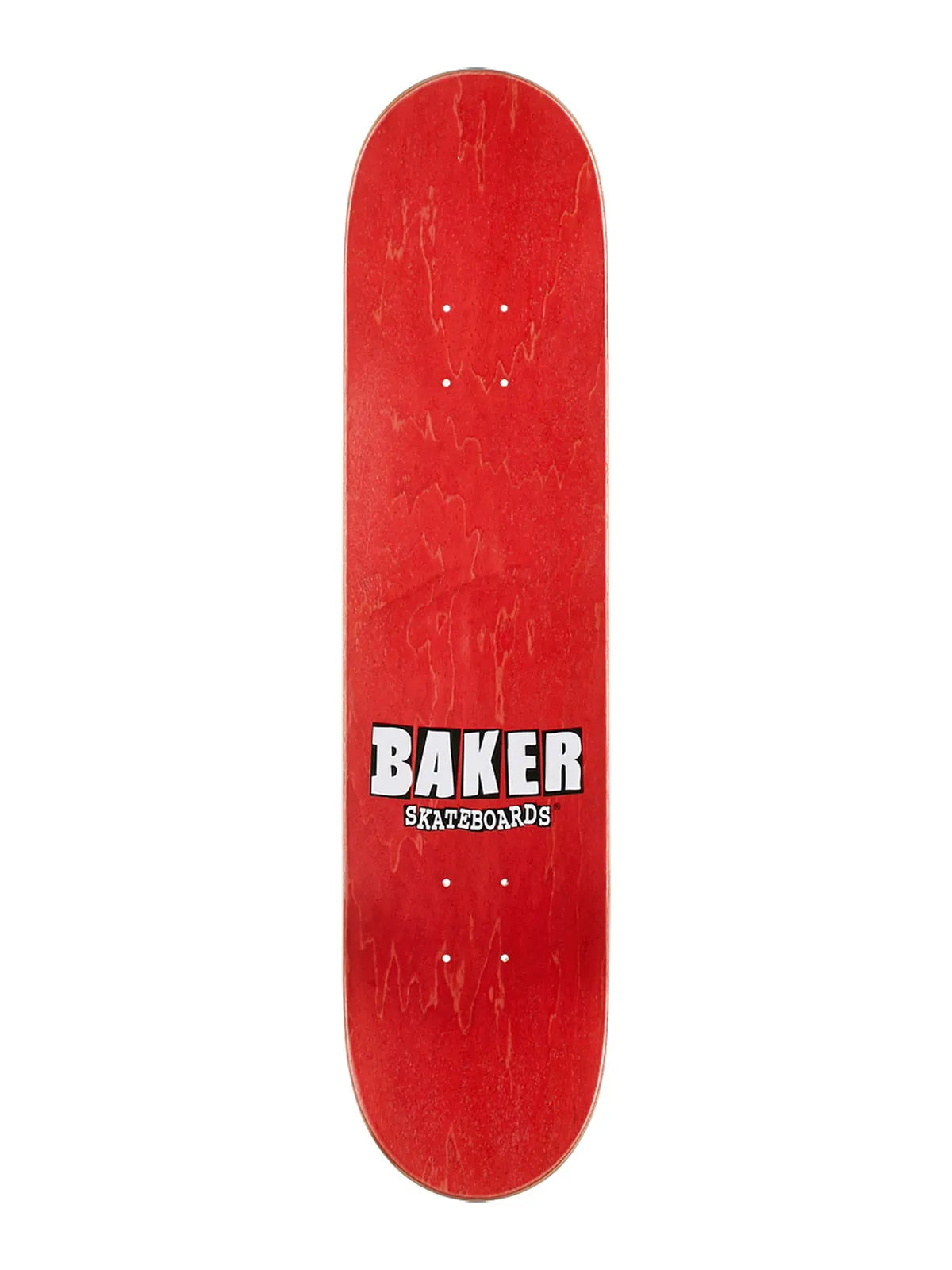 Planches de skate   Baker Deck Brand Logo White 8.25 X 31.75, vue de dessus