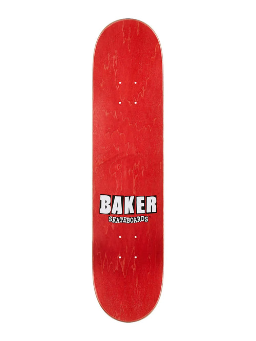 Planches de skate   Baker Deck Brand Logo White 8.25 X 31.75, vue de dessus